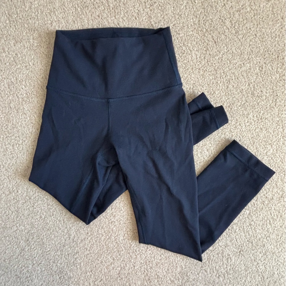 Lululemon Align Crop Navy Leggings, size 2